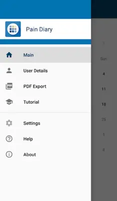 Pain Diary android App screenshot 0